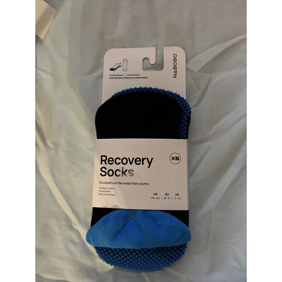Naboso Recovery Socks - Compression + Texture, Size , XS fits up to 7 wns 5 mens - Picture 2 of 8